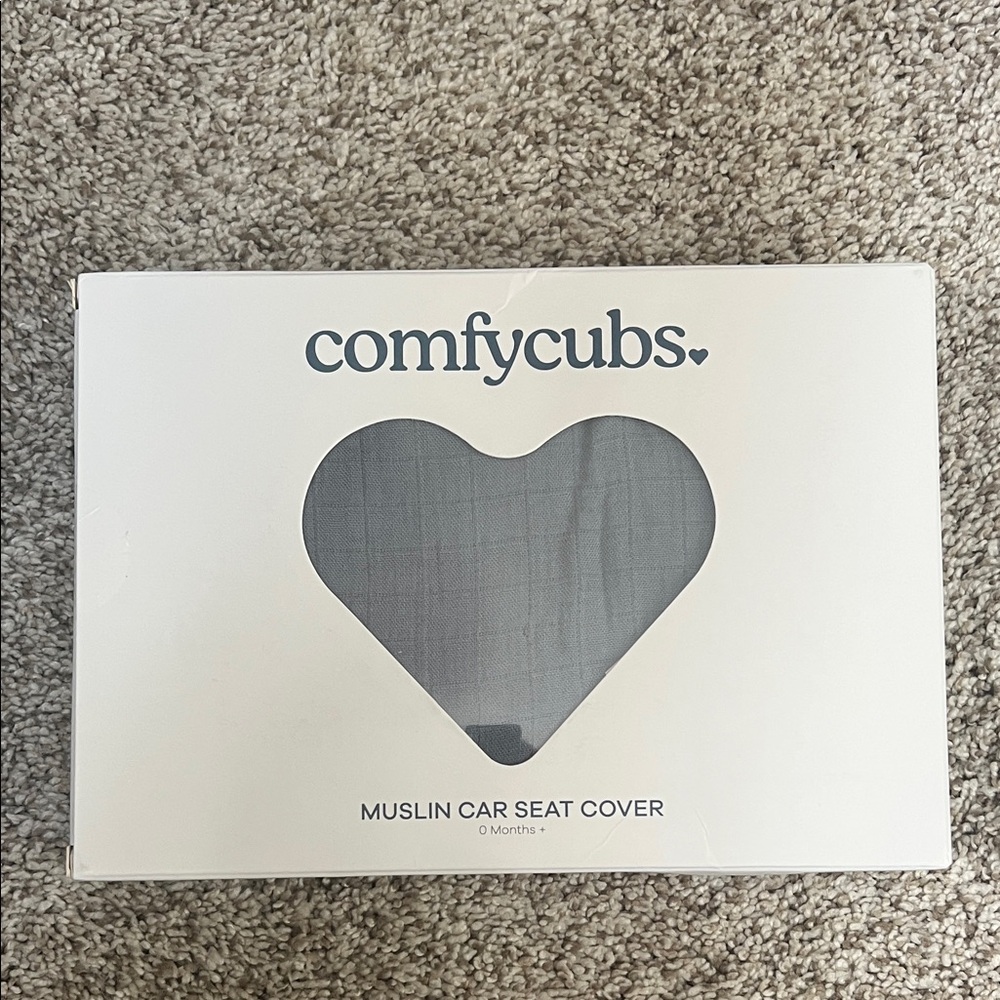 Comfy Cubs Muslin Car Seat Cover